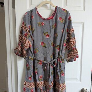 April Cornell Fleur Flutter Sleeve Dress